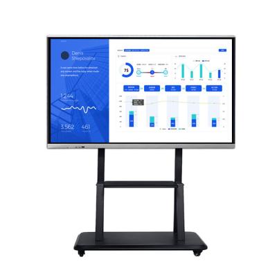 China School teaching 55 65 75 86 98 100 inch 4k interactive smart board digital interactive board with android system for sale