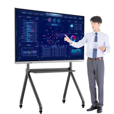 China School Teacher Touch Screen 3840*2160 Active Educacion Software Smart Board Interactive Whiteboard White Board for sale