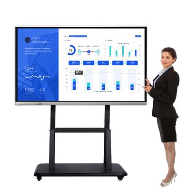 China School Teaching 55 65 70 75 86 98 110 Inch Interactive Flat Panel Multi Writing Interactive Whiteboard Smart Board for sale