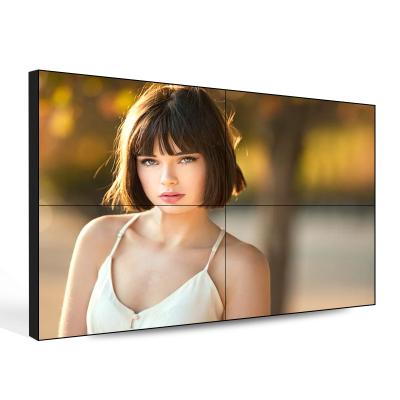 China 3.5mm Bezel Hd Indoor Full Color Airport Advertising Exhibit LCD Video Wall Splicing Screen for sale