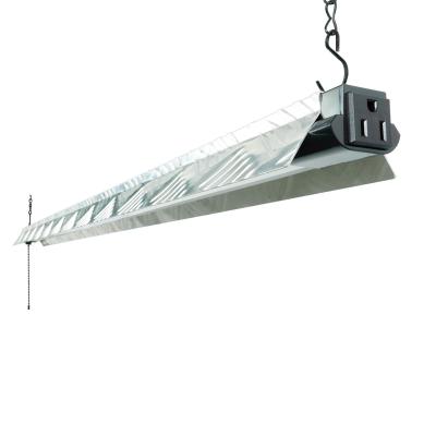 China Modern Indoor Lighting Workshop Garage Light LED Batten Linear Pendant Light With Chain Switch for sale