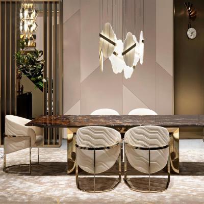 China Other Customized Style Luxury Dining Room Furniture Marble Buffets Sideboards for sale