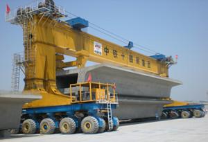 China 600T Max Load Launching Gantry Crane Four Points Lifting / Three Points Suspending for sale