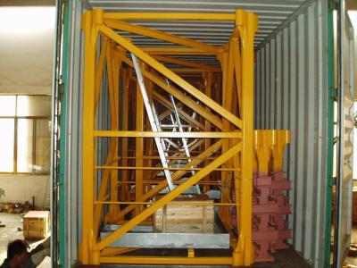 China Mast Section Potain Tower Crane Spare Parts Q345b Structural Steel Fabrication for sale