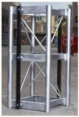 China Lifting Mechanism Hoist Galvanized Steel Section , Building Site Hoist Structural Steel Sections for sale