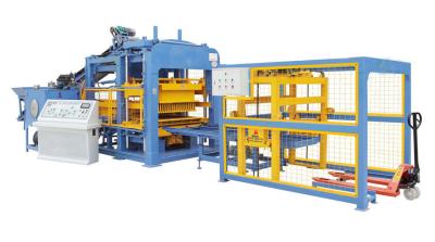 China Full Automatic Concrete Block Making Machine With PLC System Electricity Motor for sale