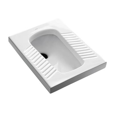 China Modern Chinese HEGII WC Hotel High Quality Sanitary Ware Sanitary Ware Ceramic Squat Pan Toilet for sale