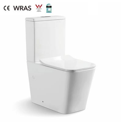 China Bathroom Australian Standard Sanitary Commode Commode Ware CE Ceramic Watermark 2 Pcs Watermark Two Piece Toilet P Trap for sale