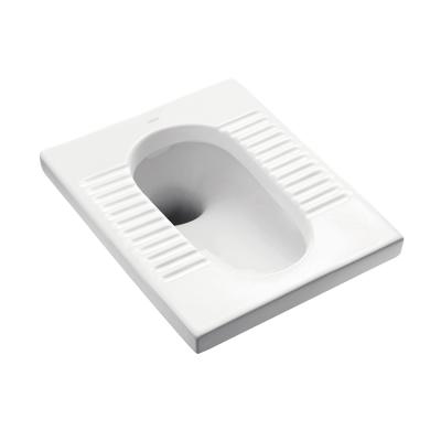 China HEGII Wholesale Price Modern Chinese White Ceramic WC Toilet Squat Pan With Trapway for sale