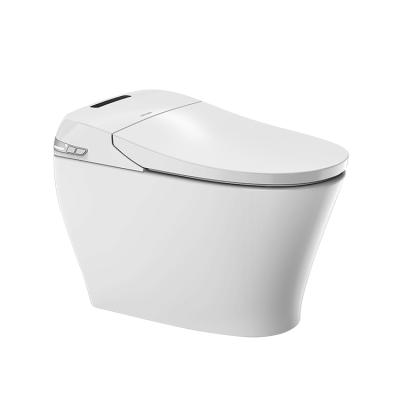 China HEGII Automatic Operation Home Bathroom Foot WC Smart Electric Bidet Flush Ceramic Sensor Siphonic Tankless Smart Toilet Bowl for sale