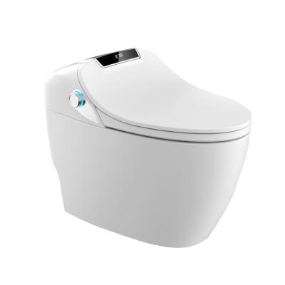 China Auto Operation HEGII 2021 Bidet Bathroom Auto Flush Electric Siphonic Heated Bowl Wc Ceramic Intelligent Smart Toilet for sale