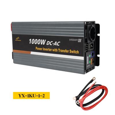 China 1000w Car Inverter Pure Sine Wave Inverter With Transfer Switch 300x150x78mm for sale