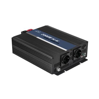 China New Modified Pure Sine Wave Inverters 2kw 12v 220v 31X22X8CM for sale