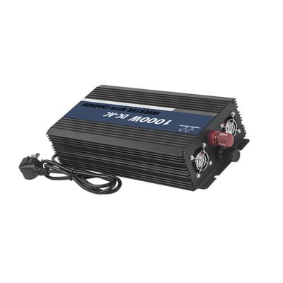 China 1000w modified sine wave car power inverter with charger 34X15X7CM for sale