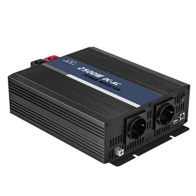 China High Quality 2500w 12v Single Phase Power Inverter 220 Volt 31x22x8cm for sale