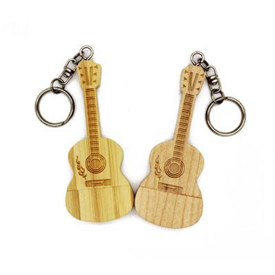 China USB Guitar Maple TARGET Thumb Drivers Guitar Gifts Novelty Gift Wooden Memory Wood Flash Stick Drive (32GB, Walnut) for sale