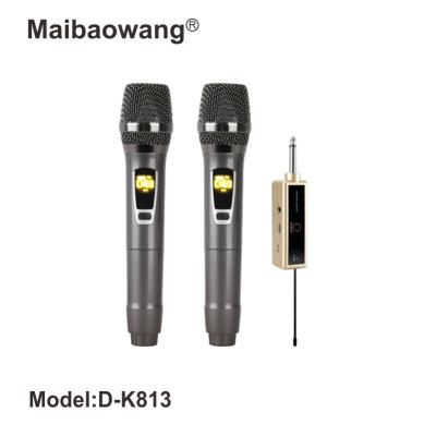 China 2021 handheld microphone made in china good prices UHF dynamic wireless semimetal wireless microphone for sale