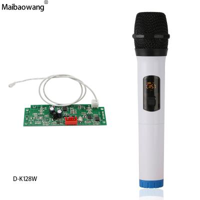 China Handheld Microphone VHF Wireless Microphone with PCB Receiver Panel for Cart Speaker for sale