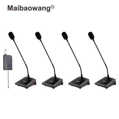 China Gooseneck Microphone Style 1 New With 4 Gooseneck Conference Table Wireless Desktop Microphone for sale