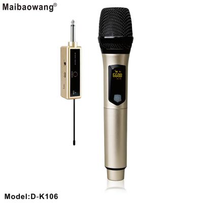 China Portable Handheld Microphone Speaker Karaoke With Rechargeable Type-C Wireless Microphone Wireless Microphone for sale