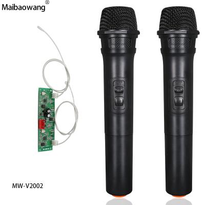 China Handheld Microphone VHF Wireless Microphone with PCB Receiver Panel for Trolley Speaker Microphone Wireless System Module for sale