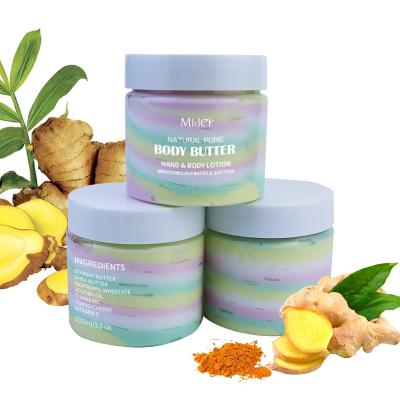 China Natural Organic Moisturizer Rainbow Moisturizer Dry Skin Care Cream Private Label Scented Hand Body Lotion Body Butter for sale