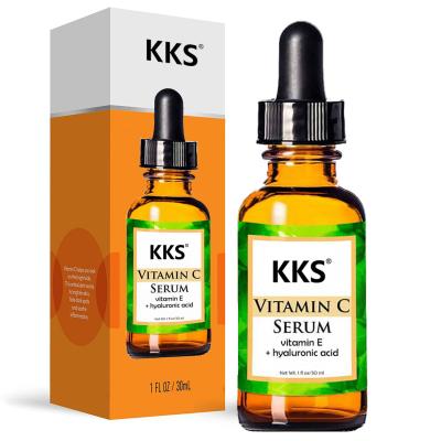 China Custom Skin Revitalizer OEM Private Label Serum 20% Hyaluronic Acid Serum 20% Organic Anti Aging Wrinkle Face Vitamin C Serum for sale