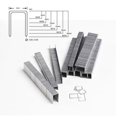 China Metal 80 Series Industrial Fasteners Furniture Staple Wire Nails for sale