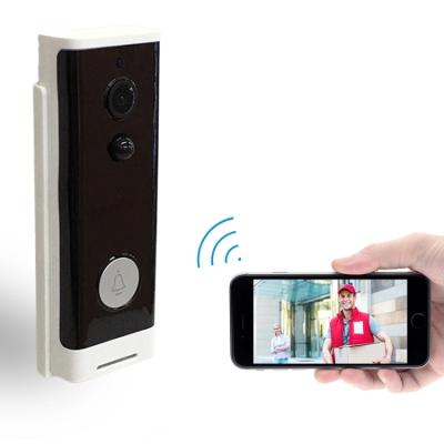 China Built-in Relentless Smart Phone 720P Wireless Video Doorbell Wifi Camera Shenzhen Factory Smart Home Smart Phone Wireless Doorbell Camera for sale