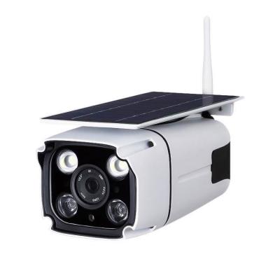 China Low Power Rechargeable Battery Wire Free WiFi Solar Camera Waterproof Outdoor Wireless Camera < 2