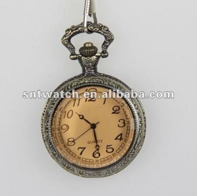 China Antique alloy case japan movt quartz pocket watch for sale