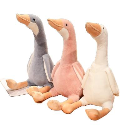 China Best Plush Made Soft Toys Goose Custom Doll 40cmgoose Stuffed Plush Toy for sale