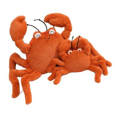 China No Fluorescer / Soothe Custom Baby Crab Plush Toy / 30cm Soft And Skin-Friendly Plant Stuffing Pillow Baby Plush Toy For Gifts And Home Wares for sale