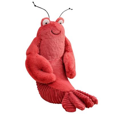 China No Fluorescent / Soothe Baby / Exquisite Soft Plush Stuffed Toy Lobster Plush Toy Soft Customizable 22cm Full And Skin-friendly Performance For Gift for sale