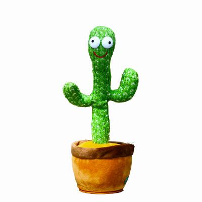 China Electric Use Cactus Weighted Inexpensive Durable Plush Dancing Toys for sale