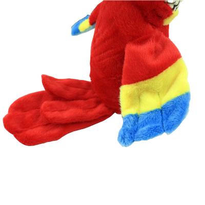 China Customized Wholesale Electric Singing Parrot Singing Parrot Cuddly Bird Stuffed Toy Customized for sale