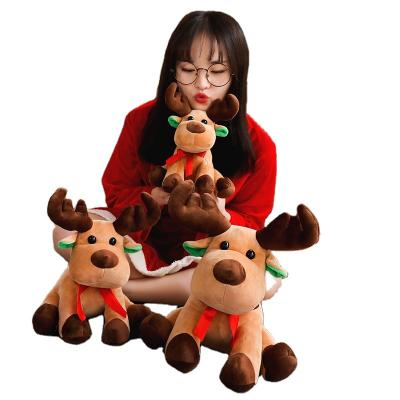 China No fluorescer / soothe baby / soft and skin-friendly wholesale plush elk everyday toy stuffed elk doll customized elk plush toy for sale