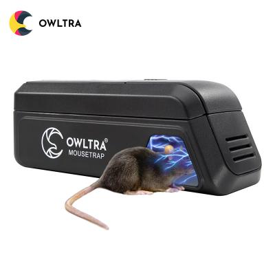 China Viable [OWLTRA] No Smell No Noise Safer Smart Home Recyclable Electric Automatic Indoor High Precision Humanitarian Rat Trap for sale