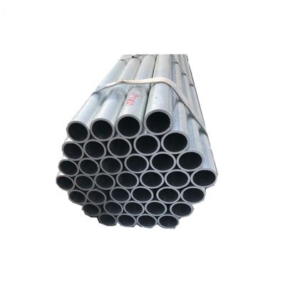 China Fluid Pipe ASTM A106 MS ERW Hot Dipped Galvanized Steel Pipe EMT Welded Steel Round Pipes Price for sale