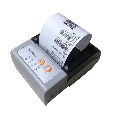 China 2 Inch 58mm Wireless Mini Portable Black And White Printer With Automatic Thermal Cutter TPC201 Receipt for sale