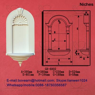 China PU wall niche for sale