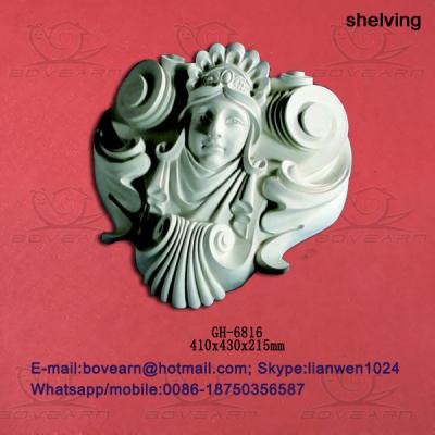 China Exquisite Carving PU Niches Wall hanging decoration for sale