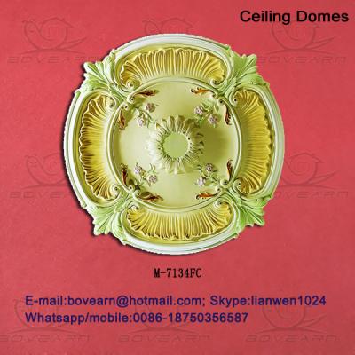 China Large recessed ceiling domes/ pu ceiling medallions for sale