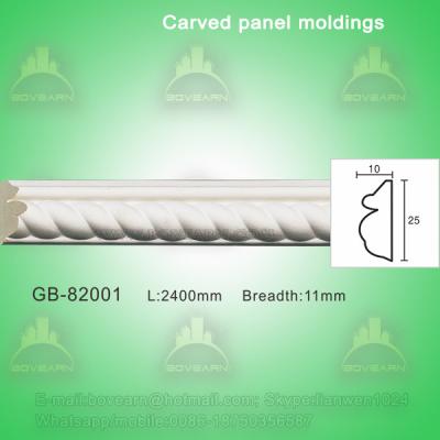 China Hot Sale PU Decorative Panel Carving Mouldings dado rails, chair rails for sale