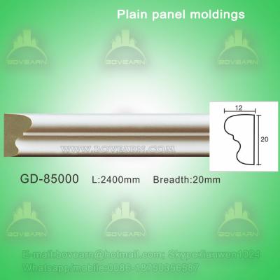 China Polyurethane Plain Architectural Panel Decorative Cement Mouldings for sale