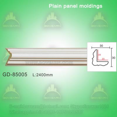 China Polyurethane Plain Architectural Panel Decorative Cement Mouldings for sale