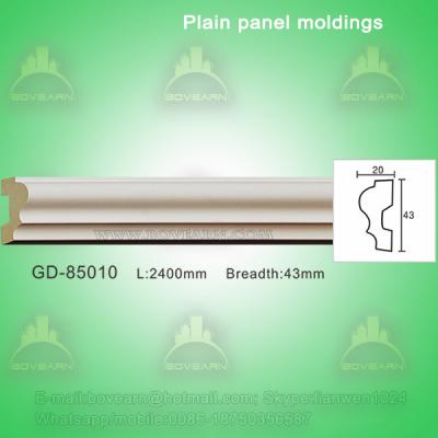 China Polyurethane Plain Architectural Panel Decorative Cement Mouldings for sale