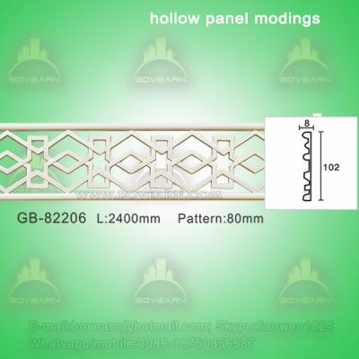 China Decorative PU center hollow mouldings for sale