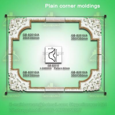 China Latest European style PU corner cornice moulding for home & interior decpration for sale