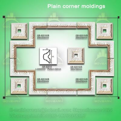 China Latest European style PU corner cornice moulding for home & interior decpration for sale